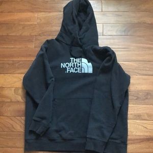 Men’s black North Face hoodie